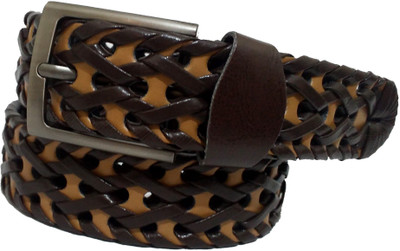 

Pegaso Men & Women Casual, Formal Brown Genuine Leather Belt