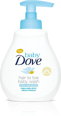 

Baby Dove Rich Moisture Hair to Toe Baby Wash(200 ml)
