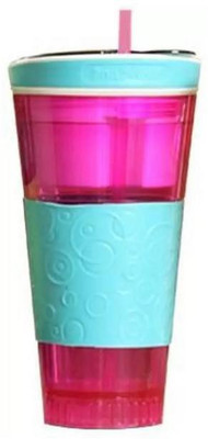 

Starbust Snackeez Multi Purpose Drink & Snack Travel Cups Mug 550 ml Sipper (Snackezz-ZBS3) 500 ml Sipper(Pack of 1, Multicolor)