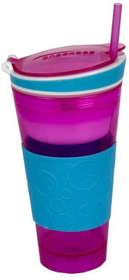 

Starbust Snackeez Multi Purpose Drink & Snack Travel Cups Mug 550 ml Sipper (Snackezz-ZBS14) 500 ml Sipper(Pack of 1, Multicolor)