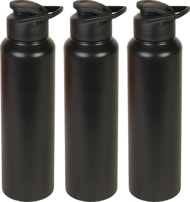 

Style Homez Stainless Steel Water Bottle 1000 ml Set of 3 Sipper, Black Color 3000 ml Sipper(Pack of 4, Black)