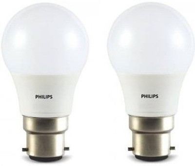 

Philips 4 W Standard B22 LED Bulb(White, Pack of 2)