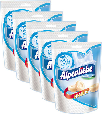 

Alpenliebe Hi-Milk Candy, 73.5g(21 pcs.) (Pack of 5) Milk Candy(Pack of 5)