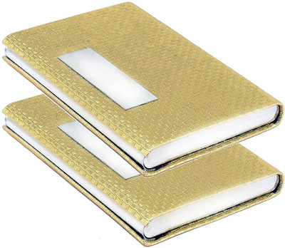 

Tech N 4 Card Holder(Set of 1, Gold)