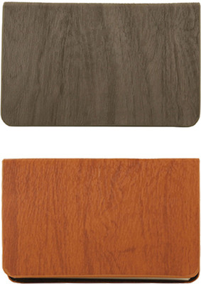 

Giftvenue 15 Card Holder(Set of 2, Grey, Brown)