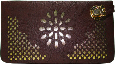 

RAHMAN BAGS Party Brown Clutch