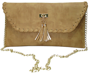 

RAHMAN BAGS Party Brown Clutch