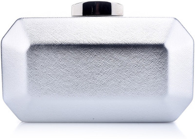 

Satya Paul Casual Silver Clutch