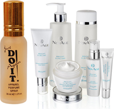 

Oriflame Sweden NovAge Bright Sublime set 6Pcs (28969) With Just Doit Perfume 30ml(Set of 7)