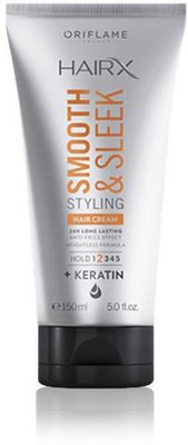 

Oriflame Sweden HairX Smooth & Sleek Styling Hair Cream 150ml (30881) With Mirror & Comb Set(Set of 3)