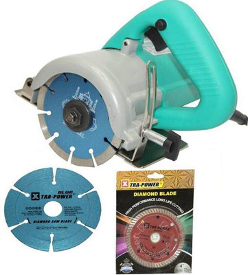 

Eshopher Cutting Machine For Wood/Marble/Tile/Granite/Metal Cutting + 2 Wheels Handheld Tile Cutter 1240 W (13000 RPM) (110 mm) Cutting Machine + 2 Blade Wood Cutter
