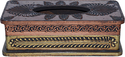

Hare Krishna 1 Compartments Wooden Tissue Paper Holder(Multicolor)