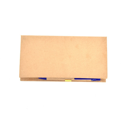 Scube 1 Compartments Recycled Eco Friendly Memo Pad(Brown)