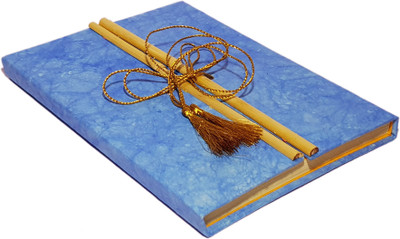 

Maken Style Collection A5 Diary(Handmade Paper Diary With Bookmark, Blue)
