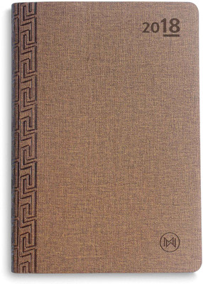 

MANOGYA A5 Diary(2018 Diary, Jute Brown)