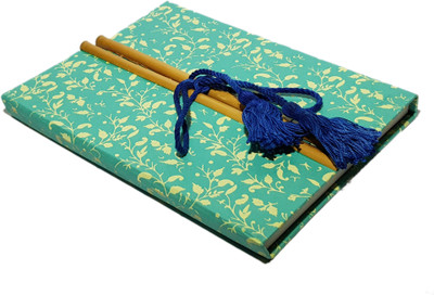 

Maken Style Collection A5 Diary(Handmade Paper Diary With Bookmark, Green)