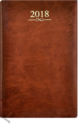 

Abstract Collection A5 Diary(2018, Brown)