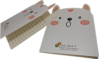 

Aumni Crafts Mini Gift Set(Kids Small Notebooks Notepads Memopads, White, Pack of 10)