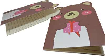 

Aumni Crafts Mini Gift Set(Kids Small Notebooks Notepads Memopads, Brown, Pack of 10)
