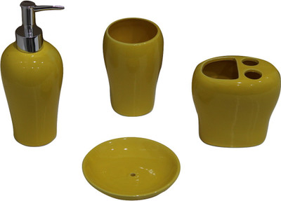 

The Art Affair Ceramic Bathroom Set(Pack of 4)