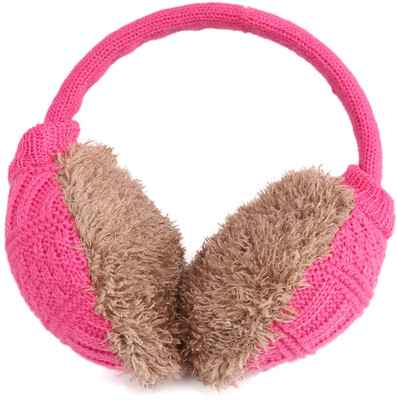 

FabSeasons Winter Wear Outdoor Adjustable Ear Muffs / Warmer / Cap for Women & Girls Ear Muff(Pack of 1), Pink