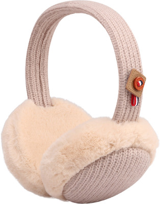 

FabSeasons Winter Wear Outdoor Adjustable Ear Muffs / Warmer / Cap for Women & Girls Ear Muff(Pack of 1), Beige