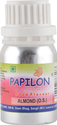 

Papilon Concentrated Artificial Food Flavour, Almond, 50 ml ( O.S.) Almond Liquid Food Essence(50 ml)