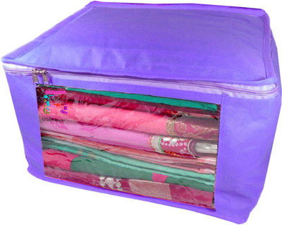 

Atorakushon new and modern stylish dresses covers Non Woven Saree wardrobe orgniser, cover / Wedding Gift, Regular Clothes Bag, Vanity pouch, Set Of 1 (Blue) at big Non woven saree 1pcs blue(Blue)
