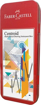 

Faber-Castell Centroid - Mathematical Drawing Instrument Box Geometry Box(Red)
