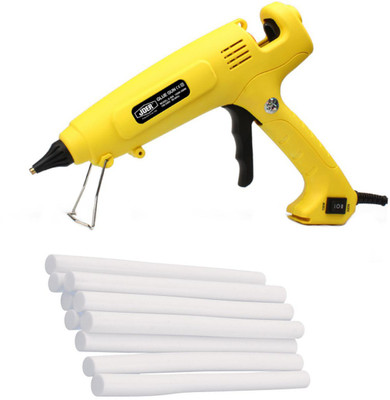 

Glun JOER Professional Hot Melt 300 Watt And 150 Watt High Power 10 Milky White Sticks High Temperature Corded Glue Gun(11 mm)