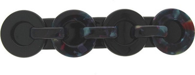 

Anuradha Art Jewellery Backpin Back Pin(Black)