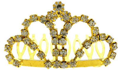 

Anuradha Art Jewellery Tiara Head Band(Gold)