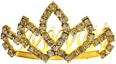 

Anuradha Art Jewellery Tiara Head Band(Gold)