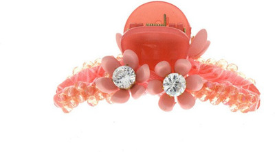 Anuradha Art Jewellery Clutcher Hair Claw(Pink)