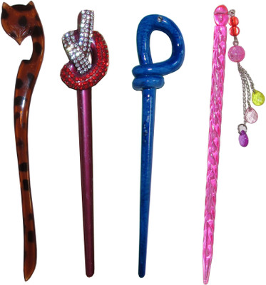 

ROHINI combo of juda sticks Bun Stick(Multicolor)
