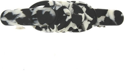 

Anuradha Art Jewellery Backpin Back Pin(Black, White)
