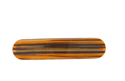 

Anuradha Art Jewellery Backpin Back Pin(Brown)