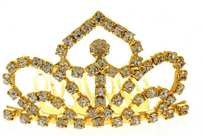 

Anuradha Art Jewellery Tiara Head Band(Gold)