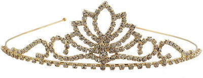 

Anuradha Art Jewellery Tiara Head Band(Gold)