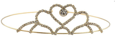 

Anuradha Art Jewellery Tiara Head Band(Gold)