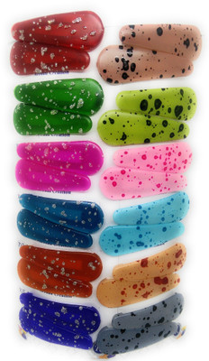 

Khubsurat Tic-Tac Hair Clips for Kids, 12 Pairs (24 Pcs), Mix Color Tic Tac Clip(Multicolor)