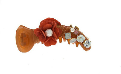 

Anuradha Art Jewellery Clip Banana Clip(Brown)