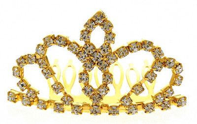 

Anuradha Art Jewellery Tiara Head Band(Gold)
