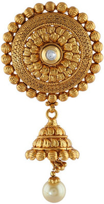 

Anuradha Art Jewellery Hair Brooch Bun Clip(Gold)