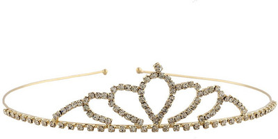 

Anuradha Art Jewellery Tiara Head Band(Gold)