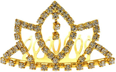 

Anuradha Art Jewellery Tiara Head Band(Gold)