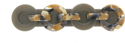 

Anuradha Art Jewellery Backpin Back Pin(Grey)