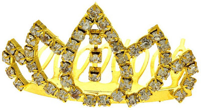 

Anuradha Art Jewellery Tiara Head Band(Gold)