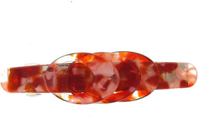 

Anuradha Art Jewellery Backpin Back Pin(Orange)