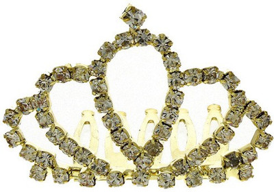 

Anuradha Art Jewellery Tiara Head Band(Gold)